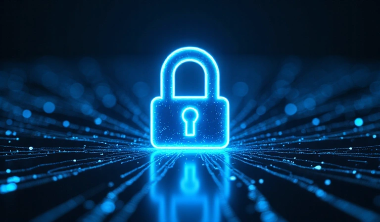 Illustration of a lock icon representing essential security cookies