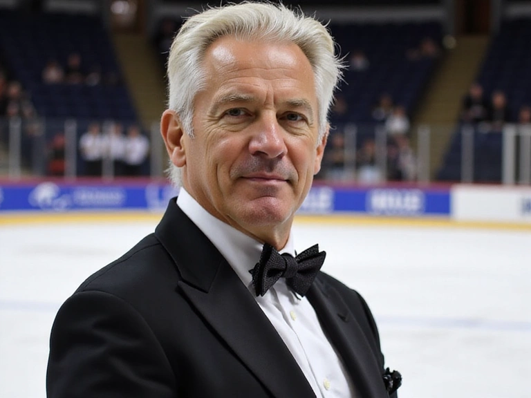 Portrait of figure skating coach Frank Carroll