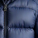 Insulated down jacket for warmth